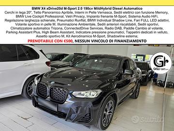 BMW X4 20d M-Sport Tetto Navi CAM LED Clima3Zone M