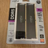 Crucial Pro DDR5-6400 32GB DDR5 RAM 6400 Kit(2x16)