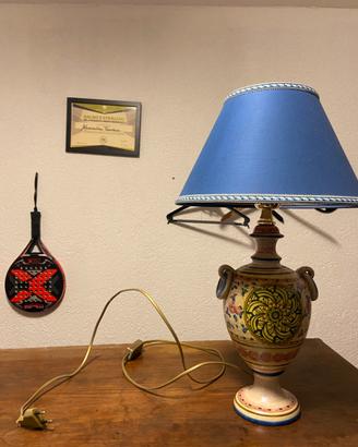 Lampada da tavolo vintage in ceramica