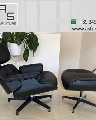 Chaise Longue Eames Lounge Chair Ottoman ECOPELLE