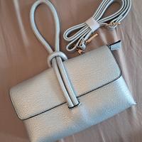 borsa argento a mano o con tracolla