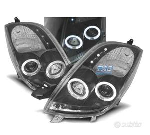FARI TOYOTA YARIS 06-09 OCCHI ANGEL CCFL FONDO NER