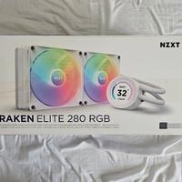 nzxt kraken elite 280 bianco