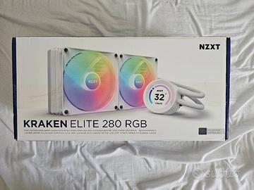 nzxt kraken elite 280 bianco