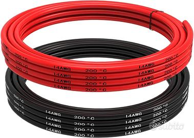Cavo Siliconico 14AWG 5m Flessibile modellismo