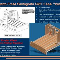 Progetto pantografo FRESA CNC ROUTER 3 assi in MDF