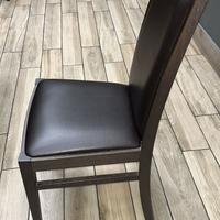 Sedia in pelle e legno 12 sedie