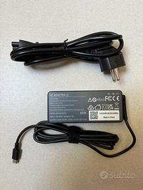 Alimentatore USB C 65W Caricatore Notebook Type C
