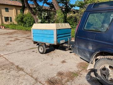 Carrello rimorchio trasporto cani ELLEBI