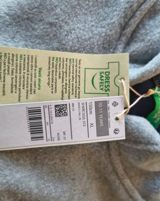 Felpa pile con cappuccio bambino XL