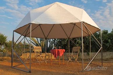 Gazebo geodetico, cupola geodetica