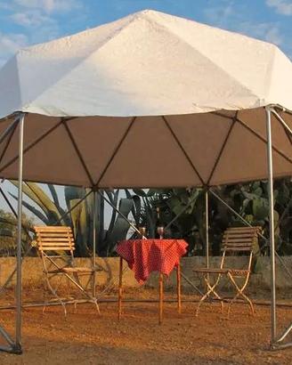 Gazebo geodetico, cupola geodetica