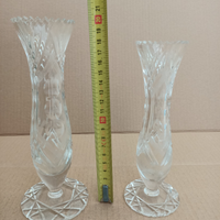 Coppia di vasi in cristallo di Rogaska anni 60