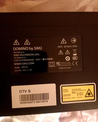 proiettore 4K Triplo Laser SIM2 DOMINO DTV S 