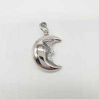 COD.52.26 CIONDOLO LUNA ORO BIANCO 18K 750 GR.3,78