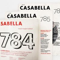 Casabella n. 784 n. 785 n. 786