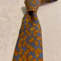 Cravatta Hermes in pura seta