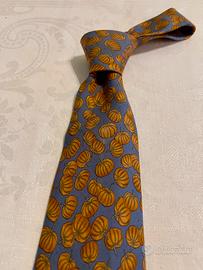 Cravatta Hermes in pura seta