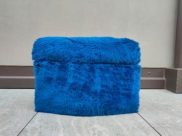 Pouf multifunzionale vintage, anni '70