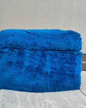 Pouf multifunzionale vintage, anni '70