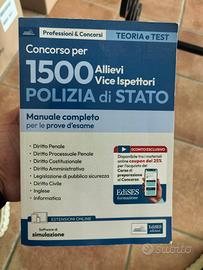 libro manuale oncorso ispettori polizia di stato