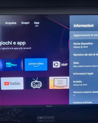 tv android Hisense 40"