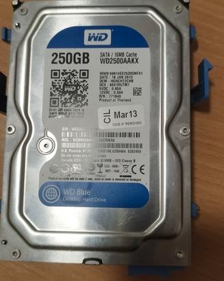 desktop Hard Drive HDD 250 GB WD Blue
