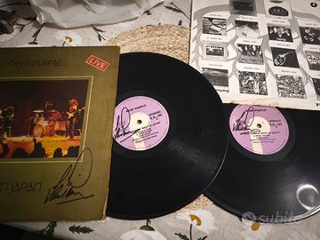 Vinile Made in Japan Triplo autografo IAN PAICE