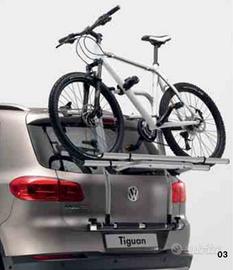 Portabici originale Volkswagen Tiguan per 2 bici