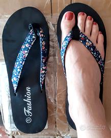 Infradito Donna NUOVI 40-41 Sandali Zeppa Alta_ 39