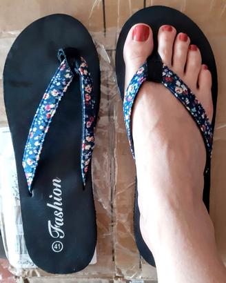 Infradito Donna NUOVI 40-41 Sandali Zeppa Alta_ 39