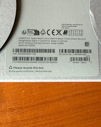 Apple watch Ultra 2 Titanium