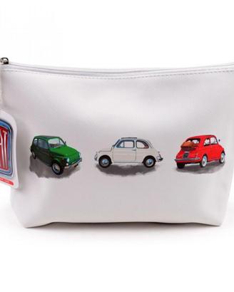 Beauty Case Grande Fiat 500 in PVC - Nuovo