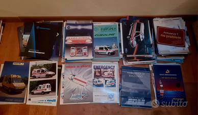 depliant brochure Pubblicitarie ambulanze
