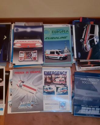 depliant brochure Pubblicitarie ambulanze