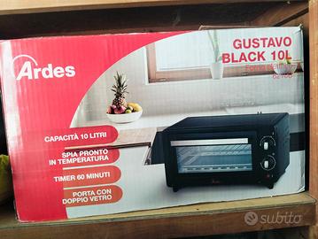 Fornetto elettrico Ardes Gustavo Black 10l