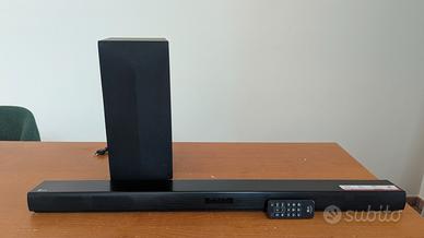 soundbar e subwoofer LG
