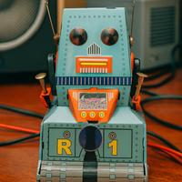Robottino meccanico R1 vintage 