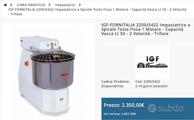 impastatrice IGF  trifase