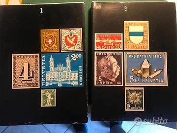 Volumi illustrativi francobolli Svizzeri