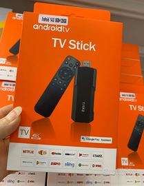 TV Stick Android nuova, completa di telecomando.