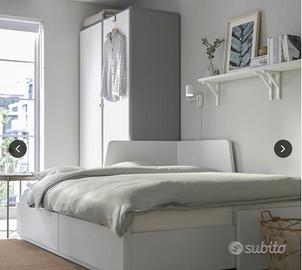 IKEA FLEKKE Struttura Letto Divano + 2 Cassetti +