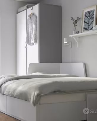 IKEA FLEKKE Struttura Letto Divano + 2 Cassetti +