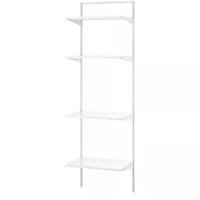 scaffale con 6 ripiani ikea algot bianco 16778