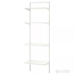 scaffale con 6 ripiani ikea algot bianco 16778