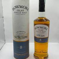 Bowmore 8 years old whisky con astuccio