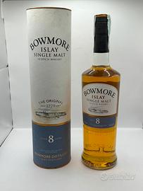 Bowmore 8 years old whisky con astuccio