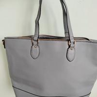 Borsa shopping bag azzurra/celeste 