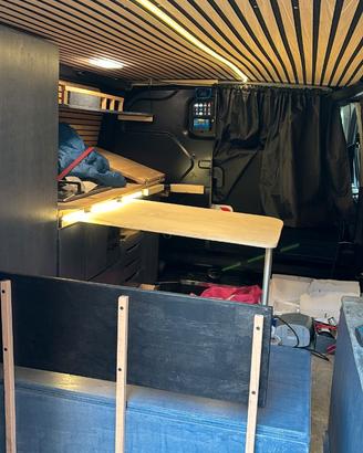 Furgone camperizzato transit 136cv ibrido