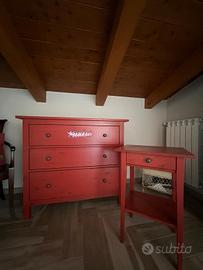 cassettiera e comodino ikea